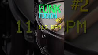 113 BPM Funk Fusion Drum Loop 2 🥁 44  Drum Beat for Musicians Teachers Producers Practice [upl. by Aissert]