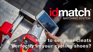 How to set your cycling shoes perfectly  idmatch Cleat Fit [upl. by Veator165]