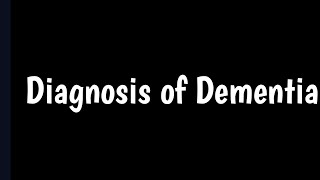 Diagnosis of Dementia  MMSE Test  How Dementia Is Diagnosed  Differential Diagnosis Of Dementia [upl. by Aztinaj223]