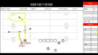 Bunch and Stacks Passing Game 1  Shanahan  Mcvay Offense [upl. by Wylen]