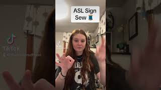 Learn How To Sign quotSewquot in ASL for Beginners  American Sign Language shorts [upl. by Bobbye471]