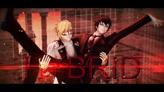 【MMD REBORN】🎃 HYBRID 🎃 【Dino amp Hibari】60FPS [upl. by Stanislaw]