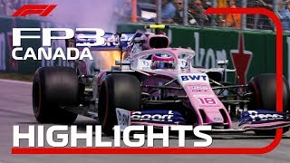 2019 Canadian Grand Prix FP3 Highlights [upl. by Yreffeg398]