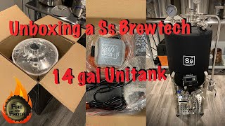 Unboxing a Ss Brewtech 14 Gallon Unitank fireandfroth [upl. by Filberte]