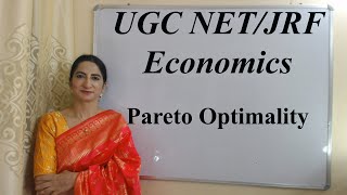 Pareto Optimality  UGC NETJRF Economics [upl. by Atoked]