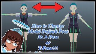 OUTDATED How to Change Model Default Pose To APose or TPose [upl. by Dev]