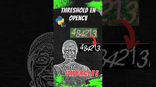 Te explico como definir umbrales o threshold en Python y opencv python programacion opencv [upl. by Chang]