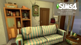 Messy Apartment  Pinecrest Apartments 402  Evergreen Harbor  The Sims 4  Stop Motion No CC [upl. by Mccall]