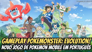 ⭐GAMEPLAY POKEMONSTER EVOLUTION NOVO JOGO DE RPG DE TURNO DE POKEMON EM PORTUGUÊS PARA CELULAR⭐ [upl. by Adnovad]