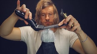 RAW ULTRA FAST Barber Hair Clippers Haircut 💈ASMR💈 [upl. by Mickey]