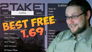 169 BEST FREE MODMENU FOR GTA ONLINE 2TAKE1MENU FINALLY CRACKED [upl. by Idoc]