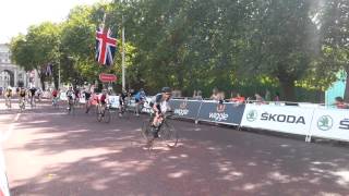 Prudential RideLondon amp Surrey 100 2015  finish line [upl. by Dagna491]