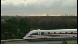 German Transrapid Emsland 500 kmh [upl. by Yelehsa69]