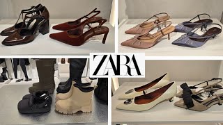 ZARA WOMENS SHOES NEW WINTER COLLECTION  OCTOBER 2024 [upl. by Aikenat]