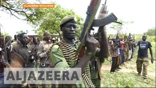 Exclusive On the front line with South Sudan rebels [upl. by Ahseele]