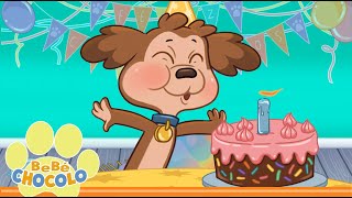 🎂 MI CUMPLEAÑOS AL FIN LLEGÓ  BEBÉ CHOCOLO 🍼  MI PERRO CHOCOLO  CANCIONES INFANTILES [upl. by Worthy927]