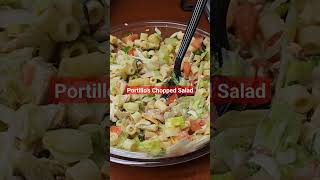 Portillos Chopped Salad mukbang choppedsalad Portillos healthy [upl. by Anirbaz330]