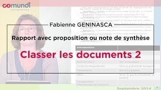 Note de synthèse 45  classer les documents II [upl. by Ynafets281]