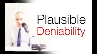 Plausible Deniability  Emotional Manipulation Technique [upl. by Gay]