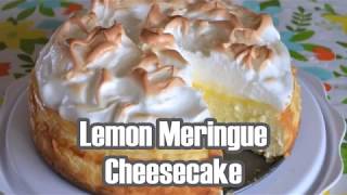 Lemon Meringue Cheesecake  Recipe [upl. by Alema]