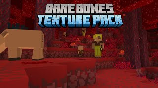 Bare Bones Texture Pack 1165 → 116 Download Bedrock amp Java [upl. by Anerual]