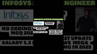 Infosys new exam pattern system engineer infosys shorts viralshorts [upl. by Auhso]