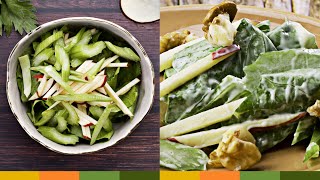 Apple And Lettuce Salad Recipe  Healthy amp Easy [upl. by Hajidak262]