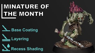 Lets Paint Febuarys 2024 miniture of the month Flesh Eater Courts [upl. by Ollehcram]