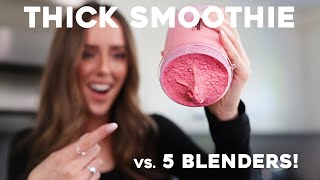 THICK SMOOTHIE vs 5 BLENDERS [upl. by Reivaz]