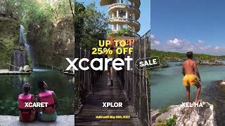 Xcaret Sale  Xplor Park [upl. by Eiuqnom]