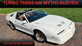 20th Anniversary Turbo Trans Am Myths Busted [upl. by Cristian]