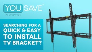 TV Wall Bracket Installation Guide For 32quot to 70quot TVs  The Yousave Accessories Wall Mount Tutorial [upl. by Mik]