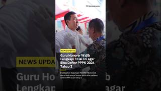 Tenaga Honorer Penuhi 3 Hal Ini agar Bisa Daftar PPPK 2024 Tahap 2 [upl. by Meekahs601]