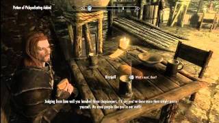 Lets Play Skyrim Part 18 Goldenglow Talk [upl. by Freda]