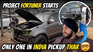 Indias Craziest Fortuner Coming Soon 🤩❗️Project Fortuner EP 01 [upl. by Eenalem]