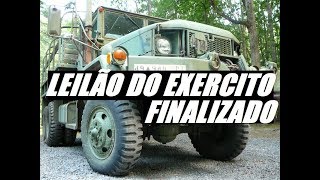 Finalizado Leilão dos Caminhões do Exercito Vejam os Valores [upl. by Macilroy841]