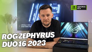 ROG Zephyrus Duo 16 2023 z GeForce RTX 4090 Co potrafi ten potężny laptop [upl. by Baer887]