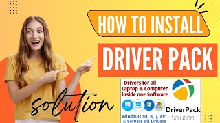 how to install driver pack solution online in windows 10  Install All Missing Driver [upl. by Yntrok471]