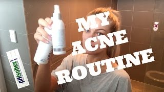 Acne Routine  Chloe Szep [upl. by Ithnan]