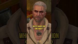 Whod Dandelion Sing About  The Witcher 3 [upl. by Oiramed131]