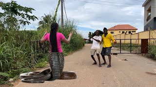 Honey Python Girl 😱 Full HD  Mark Angel Comedy  Yawa Skits  Sirbalo Comedy  Brain Jotter [upl. by Ellierim]