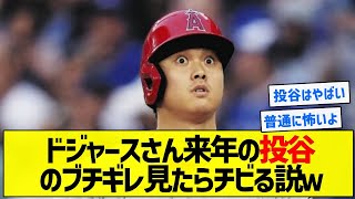 【怖谷】ドジャースさん来年の投谷のブチギレ見たらチビる説ｗ【5chまとめ】 [upl. by Hayes]