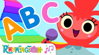 The Alphabet Rhyme  Fun ABCs Practice Song  Rhymington Square [upl. by Edvard]