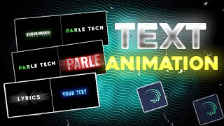 Top 10 alight motion text animation presets  XML text  text alight motion preset download free [upl. by Arakal]