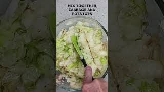 RUMBLEDETHUMPS SCOTTISH POTATO AND CABBAGE shorts cabbage potato SCOTLAND casserolerecipe [upl. by Elleiad936]