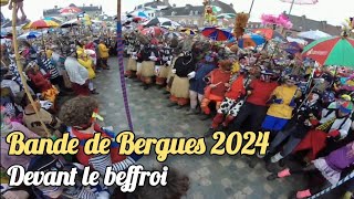 Bande de Bergues 2024 les premières lignes devant le beffroi [upl. by Lenej]