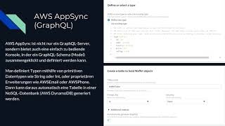 Backend as a Service BaaS mit AWS AppSync AWS Cognito amp AWS Amplify [upl. by Tannie]