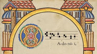 O ADONAI  O ADONAY  O Antiphons Day 2  December 18  Latin and English  Gregorian Chant [upl. by Els]