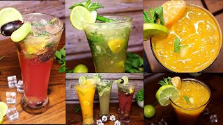 Non Alcoholic 3 Mocktails  Drinks to try at home  3 Mocktails Recipes [upl. by Uwton]