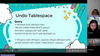 Praktikum Oracle Database quotCreating and Managing Tablespacequot 825230039 [upl. by Lubbock]